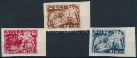 1950 Május 1. I. vágott ívszéli sor (17.000)