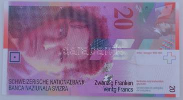 Svájc DN(2003-2005) 20Fr "05M 5475066" T:AU, hullámos papír
Switzerland ND(2003-2005) 20 ...