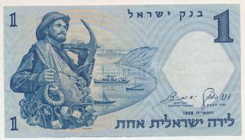 Izrael 1958. (1959) 1L fekete sorszám T:F erős papír
Israel 1958. (1959) 1 Lirot black serial C:F s...