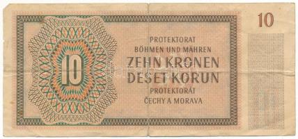 Német Harmadik Birodalom / Cseh-Morva Protektorátus 1942. 10K "S.06A 220604" T:VG
German ...