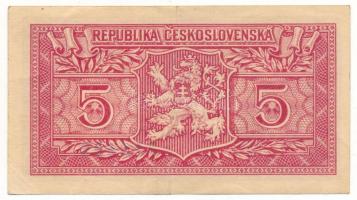 Csehszlovákia 1949. 5K "A 51 712495" T:F szép papír
Czechoslovakia 1949. 5 Korun "A ...