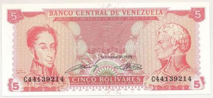 Venezuela 1989. 5B T:UNC
Venezuela 1989. 5 Bolívares C:UNC