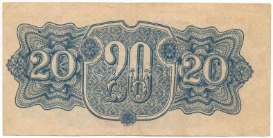 Csehszlovákia 1944. 20K "HA 361420" T:F
Czechoslovakia 1944. 20 Korun "HA 361420&quo...