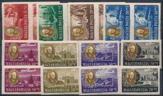 1947 Roosevelt 2 db vágott sor, a postai értékek párokban (80.000)