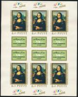 1974 Mona Lisa vágott kisív (30.000)