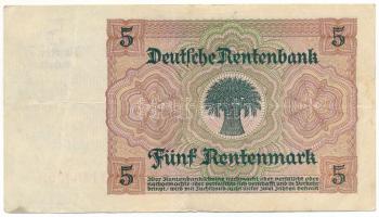 Német Birodalom / Weimari Köztársaság 1926. 5M "K 11364559" T:F erős papír
Germany / Weim...
