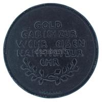 Német Birodalom 1916. "In Eiserner Zeit / Gold gab ich zur Wehr Eisen nahm ich zur Ehr (Vas idő...