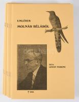 Molnár Béla: - - Madártani dolgozatai 1-8. füzet. + Lévay Ferenc: Emlékek Molnár Béláról. Szarvas, 2...