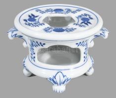 Hutschenreuther hagymamintás étel melegentartó, jelzett, hibátlan, m: 9,5 cm