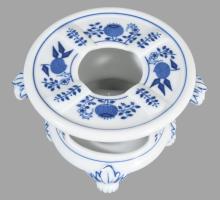 Hutschenreuther hagymamintás étel melegentartó, jelzett, hibátlan, m: 9,5 cm