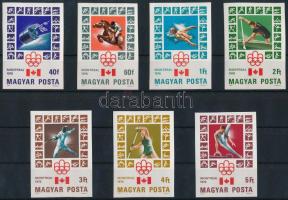 1976 Olimpia VII. - Montreal vágott sor