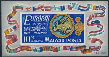 1975 Európai biztonsági és együttműködési értekezlet III. - Helsinki vágott blokk