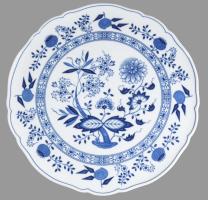 Hutschenreuther hagymamintás tortatál, jelzett, hibátlan, d: 32,5 cm