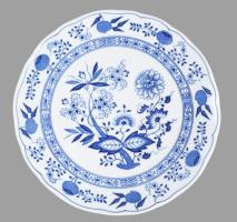 Hutschenreuther hagymamintás 6 darab nagytányér, jelzett, hibátlan, d: 24 cm
