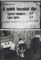 cca1927 Fényképek találkája: a feliratos kép egy budapesti garniszállóban készült; Brassai felvétele...