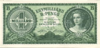 1945-1946. 1000P-től 1.000.000.000BP-ig 21db klf magyar bankjegy, komplett inflációs kiadás, közte színeltérésekkel, festék eltolódásokkal, szép gyűjtemény! T:I