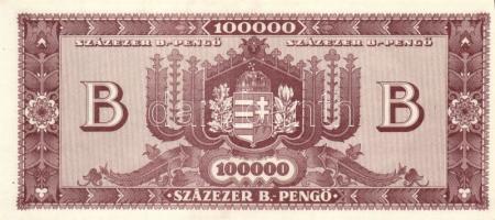 1945-1946. 1000P-től 1.000.000.000BP-ig 21db klf magyar bankjegy, komplett inflációs kiadás, közte s...