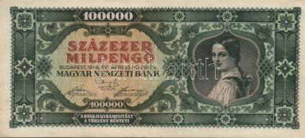 1945-1946. 1000P-től 1.000.000.000BP-ig 21db klf magyar bankjegy, komplett inflációs kiadás, közte s...