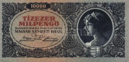 1945-1946. 1000P-től 1.000.000.000BP-ig 21db klf magyar bankjegy, komplett inflációs kiadás, közte s...