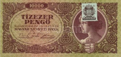 1945-1946. 1000P-től 1.000.000.000BP-ig 21db klf magyar bankjegy, komplett inflációs kiadás, közte s...
