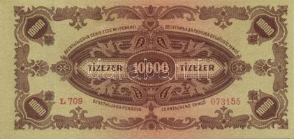 1945-1946. 1000P-től 1.000.000.000BP-ig 21db klf magyar bankjegy, komplett inflációs kiadás, közte s...