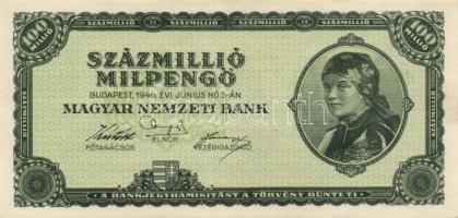 1945-1946. 1000P-től 1.000.000.000BP-ig 21db klf magyar bankjegy, komplett inflációs kiadás, közte s...