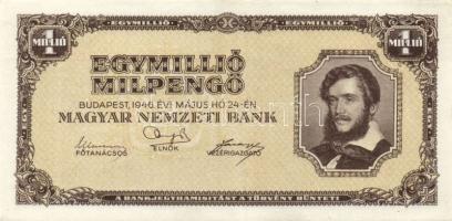 1945-1946. 1000P-től 1.000.000.000BP-ig 21db klf magyar bankjegy, komplett inflációs kiadás, közte s...