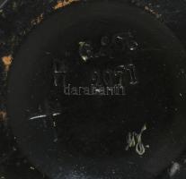 Gerbing &amp; Stephan váza, hegyoldalt idéző plasztikus díszítéssel, kopásokkal, jelzett, m: 26 ...