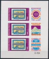 1977 Bélyegbemutatók vágott kisív