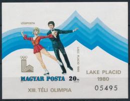 1979 Téli Olimpia - Lake Placid vágott blokk (5.000)