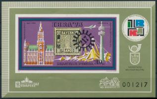 1973 IBRA - POLSKA vágott blokk