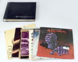 15 darab külföldi és magyar vinyl, közte Hobo Blues Band, Pandora's Box, stb., egy részük tartó...