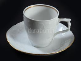 Rosenthal Classic Rose vékonyporcelán mokkás / kávés szett, jelzett, teljes, hibátlan