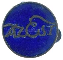 1910-1920 k. "Az Est" folyóirat zománcozott bronz gomblyukjelvénye (14mm) T:XF