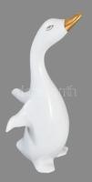 Hollóházi liba, jelzett, m: 21 cm