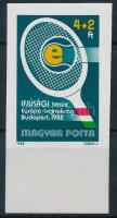 1982 Ifjúságért VI. vágott ívszéli bélyeg