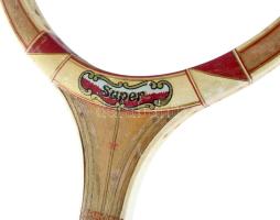 Unitas régi teniszütő, h: 68 cm