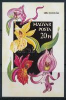 1987 Orchideák vágott blokk