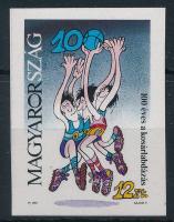 1991 100 éves a kosárlabdázás vágott bélyeg