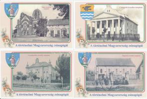 28 db MODERN reprint jellegű képeslapsorozat: A történelmi Magyarország zsinagógái (Dél-Alföld)