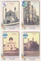 39 db MODERN reprint jellegű képeslapsorozat: A történelmi Magyarország zsinagógái (Felvidék)