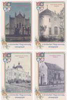 35 db MODERN reprint jellegű képeslapsorozat: A történelmi Magyarország zsinagógái (Erdély)