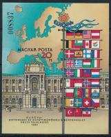 1986 Európai biztonsági és együttműködési értekezlet X. - Bécs vágott blokk (5.000)