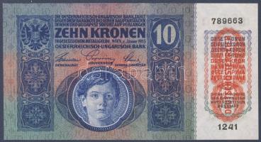 1915. 10K "Deutschösterreich" felülbélyegzéssel T:I