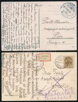 1906-1947 9 db küldemény "GÖDÖLLŐ" bélyegzéssel vagy gödöllői vonatkozással