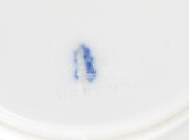 Óherendi 4 darab tál, egyik repedt, jelzett, d: 15 cm