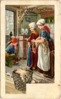 1915 Bensdorp´s Royal Dutch cocoa advertisement card. litho (fa)