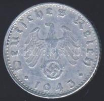 Német 3. Birodalom 1943G 50Pf hk-tel T:3+