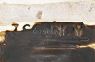 Zsolnay Manufaktúra, Gádor István (1891 - 1984) és Gorka Géza (1894 - 1971) tervezők: Gyertyatartó. ...