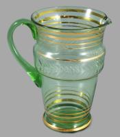 Antik uránszínű kancsó, hibátlan, m: 19 cm